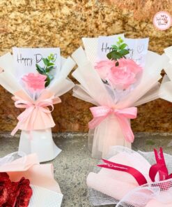 Bó hoa nhũ 1 bông nhiều màu