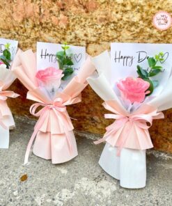 Bó hoa nhũ 1 bông nhiều màu