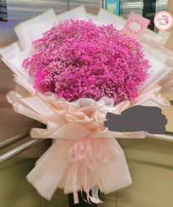 Bó hoa baby hồng