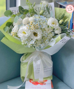 Bó hoa cẩm tú cầu phối hoa cắm mix