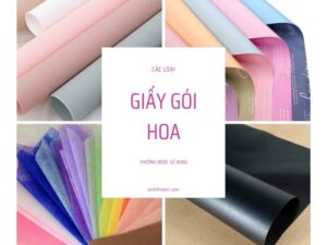 Top 08 loại giấy gói hoa tốt thường được sử dụng