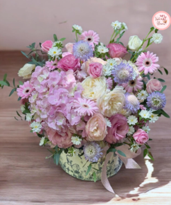 Tổng hợp mẫu giỏ hoa thiết kế 01