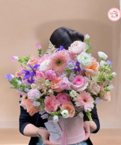 Tổng hợp mẫu giỏ hoa thiết kế 01