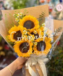 Bó hoa hướng dương mừng sinh nhât, tốt nghiệp